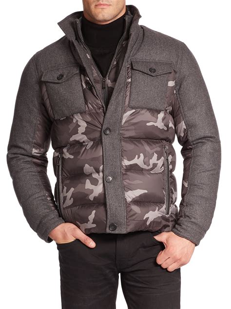 michael kors mens camo jacket|Michael Kors jacket men's sale.